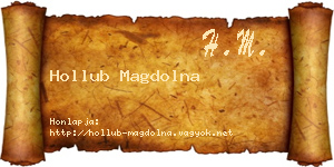 Hollub Magdolna névjegykártya